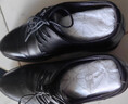 老人头（LAORENTOU）皮鞋男士头层牛皮鞋商务休闲正装鞋小码隐形内增高鞋 130362 黑40 实拍图