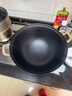 夏老大非遗生铁锅 铸铁炒锅古法无涂层物理不易粘炖锅圆底双耳炒菜锅36 实拍图