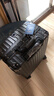 左汀行李箱铝框拉杆箱加厚结实抗压旅行箱登机箱大容量学生密码箱皮箱 铁灰色 22英寸 ，适合1-3天短途旅行 实拍图