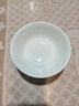 錦鳯 纯白骨瓷碗米饭碗汤碗景德镇餐具家用陶瓷大面碗汤锅高脚碗1个装 6英寸面碗 实拍图