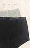 ubras平角纯棉内裤女7A抗菌加长裆防走光包臀四角女士短裤 黑色+中花灰色+白色 3条 L 实拍图