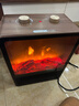 WeWarm【UV除菌99.9%】壁炉取暖器家用暖风机仿真炭火电暖器室内外大面积速热冷暖风机轻音节能1908NUV 实拍图