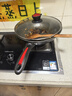 炊大皇炒锅不粘锅32cm少油烟平底炒菜锅煎锅电磁炉明火通用锅WG15068 实拍图
