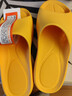科柔（KENROLL）男女专业防滑浴室轻薄透气居家洗澡凉拖鞋 奶酪黄 35-36(230mm) 实拍图