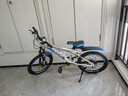 凤凰（Phoenix）儿童自行车山地车男女学生脚踏车6-15岁童车 霸道 白蓝色 20寸 实拍图