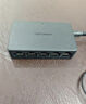 水星（MERCURY）5口千兆交换机 4口网线网络分线器 家用宿舍监控分流器 兼容百兆 SG105C黑色 实拍图
