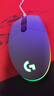 罗技（G）G102 有线游戏鼠标 淡紫色 RGB灯效 轻量化设计 吃鸡鼠标 赛博朋克 200-8000DPI 实拍图