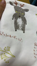 爱贝迪拉（AIBEDILA）隔尿垫婴儿抑菌可洗纯棉透气防漏隔尿床单护理垫姨妈垫小鹿80*100 实拍图