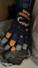 牧萌儿童手套滑雪手套男童骑行防水小孩玩雪卡通保暖手套 藏青色 M 实拍图