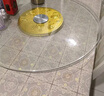 阔锐 餐桌转盘钢化玻璃家用旋转底座桌面酒店饭店圆歺桌转台圆桌转盘 龙凤呈祥-直径90cm 实拍图