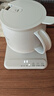 mokkom磨客养生壶 热牛奶杯 办公静音养生杯0.5L 煮茶花茶银耳 热牛奶神器烧水壶办公室烧水杯 热奶杯 26新款 【分体式可冲洗】海盐白 0.5L （送勺子） 实拍图