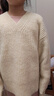 优衣库女装V领针织衫/毛衣毛衫479231 01 乳白色 XS /150/76A 实拍图