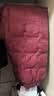 雅鹿2025冬季新款羽绒裤女外穿显瘦加绒加厚休闲白鸭绒保暖棉裤女 3460酒红 2XL （推荐125-135斤） 实拍图