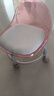 亚克力小凳子静音带万向轮儿童学步凳网红小椅子滑轮矮凳浴室凳 颜色随机【活动款】 实拍图