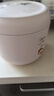 美的（Midea）电饭煲家用2L小型1-2人宿舍一人食小米粥煲汤蒸饭上蒸下煮一键煮饭智能保温迷你高颜值电饭锅JA205 实拍图