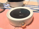 美的（Midea）电火锅 火锅专用锅分体可拆洗家用IH电磁加热0氟多功能锅5L电煮锅电磁炉3分钟速热22HGY2802 实拍图