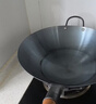 荣事达（Royalstar）章丘手工锻打铁锅老式炒锅圆底无涂层不粘炒菜锅燃气灶带盖32cm 实拍图
