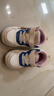 江博士学步鞋运动鞋冬季男女童保暖儿童鞋B14244W004米/粉红/蓝24 实拍图