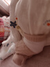 乖奇熊新生儿袜子初生婴儿宝宝秋冬短袜弹力中筒四季用品 豆粉/米黄/灰绿(装) 3双 0-3月 实拍图