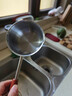 热油小锅泼油锅加厚不锈钢木柄防烫带刻度双倒流口不挂油无涂层 升级款【长柄】300ml 不烫手 实拍图