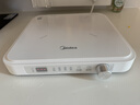 美的（Midea）家用电磁炉电陶炉电池炉2200W大功率猛火新型电磁灶一体微晶面板爆炒炒菜定时火锅炉MC-HGE22BF09 实拍图