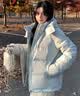 雅鹿短款羽绒服2026新款冬季纯色百搭可拆卸帽面包服小个子冬装外套 实拍图