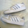 adidas ENTRAP美式校园风运动少年感复古篮球风板鞋男女阿迪达斯 白色/暗银金属/树脂黄   36 实拍图