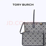 Tory Burch 汤丽柏琦【情人节礼物】 T MONOGRAM 小号拉链托特包TB 152299 海军蓝 405 OS 实拍图