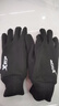 特步（XTEP）骑行手套冬季保暖防风寒自行车皮户外运动触屏手套男女士滑雪防冻 黑色【加绒加厚】保暖+防风防寒（随机发灰色） 均码 （青少年/女士/男士通用） 实拍图