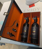 CLITON红酒盒礼盒空盒 葡萄酒红酒包装盒双支皮盒配开瓶器倒酒器酒环 实拍图