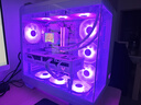 华硕白色弹药库 无界版 GT502 + 雷光 TR120 ARGB 正叶×1 +反叶×6 官方推荐搭配 实拍图