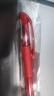 斑马牌（ZEBRA）【热门商品】中性笔 0.5mm子弹头签字笔 学生标记笔走珠水性笔 C-JJ100 JELL-BE 红色 单支装 实拍图