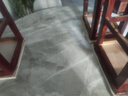 尊木华馨餐桌 可伸缩岩板餐桌家用餐桌椅组合简约小户型实木餐桌吃饭桌子 黑+灰框架12mm意大利灰-小菠萝椅 1.35米 一桌六椅【升级四轨道】 实拍图