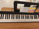 特伦斯电子琴88键折叠琴成人儿童初学电钢键盘教学乐器V10便携钢琴 典雅黑+原装琴包 实拍图