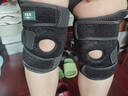 巴迈尔运动护膝登山夏季透气男女士跑步护膝盖半月板防护专用篮羽毛球 升级款（硅胶加厚）- 19cm 2只装 -四弹簧+EVA减震+硅胶防滑 实拍图