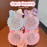 2025新款柔软高弹巨耐用高马尾精品发绳皮筋女孩扎发头绳发饰头饰 果绿色系1袋【15根】 实拍图