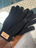 匹克冬季保暖手套防寒针织毛线手套户外骑行电动车防滑可触屏棉手套黑 实拍图