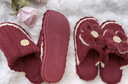 利达妮（TZLDN）【买一送一】结婚拖鞋女红色一对情侣新郎新娘新婚喜庆保暖棉拖鞋 新娘+新郎【心选蝴蝶结】 36-37 女+42-43男 实拍图