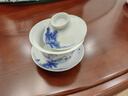 末都手工盖碗景德镇手绘青花瓷功夫茶三才茶杯泡茶碗中式家用陶瓷茶具 山水之间【85ml】 实拍图