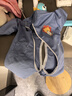 宝宝爬爬服连体衣罩衣防水全身秋冬护衣防脏外穿户外婴儿爬行儿童 连体拉链狮蓝 100码【建议身高85-95cm】 实拍图