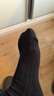 浪莎袜子男纯棉双针中筒抗菌防臭男袜全棉吸汗男士长筒商务休闲棉袜 实拍图