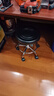 华恺之星吧台椅可升降吧台凳子家用转椅滑轮办公椅搁脚椅餐椅子BY659黑 实拍图