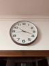 京东京造 木语系列挂钟大刻度 钟表挂墙时钟客厅电子35cm摩卡棕 实拍图