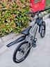 飞鸽儿童自行车6-10-15岁碟刹山地车男孩变速减震中学生女孩脚踏车 【变速】时尚银+减震碟刹+辐条轮 22寸适合身高140-160cm 实拍图