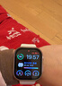 Apple/苹果 Watch Series 10 智能手表GPS款42毫米玫瑰金色铝金属表壳淡桃粉色运动型表带S/M MX1R3CH/B 实拍图