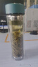 明霞玻璃杯双层大容量水杯便携车载男女泡茶杯子MXCGG3603-ST450 实拍图