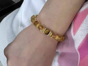 BJYL天然黄塔晶手链男女款招财转运珠旺事业黄水晶手串生日礼物送女友 【日进斗金】8MM黄塔晶手串 实拍图