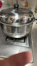 赢容蒸锅不锈钢二层2层三层加厚蒸笼3层蒸格汤锅双层煤气电磁炉蒸锅具 28cm二层 28cm 实拍图