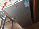 志高（CHIGO）小冰箱迷你小型家用冷藏冷冻两用宿舍出租房用双门办公室电冰箱节能省电 【一级能效】76L银色【三天约一度电】 实拍图