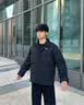 安踏【反季清仓】四防面包羽绒服短款冬季保暖防污防水加厚立领外套 基础黑7902-4 【四防立领月销1000+】 XL (男180) 实拍图